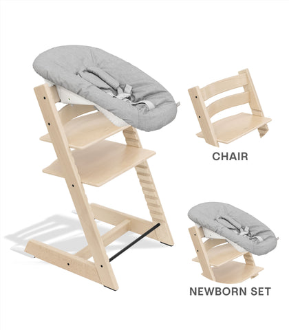 Tripp Trapp® Yenidoğan Seti + Sandalye, Doğumdan İtibaren Kullanım, 5 Noktalı Emniyet Kemeri