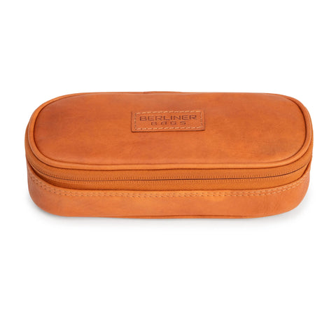 Felix Vintage Deri Kalemlik, El Yapımı Kalem Çantası, Unisex Tasarım
