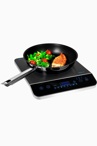 2000 Watt İndüksiyonlu Ocak, Dokunmatik Panel ve 8 Otomatik Pişirme Programı