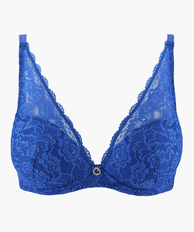 Rosessence Push-Up Sütyeni Swarovski Taşlı, Şık Dantel ve Grafik Tasarımlı Sırt