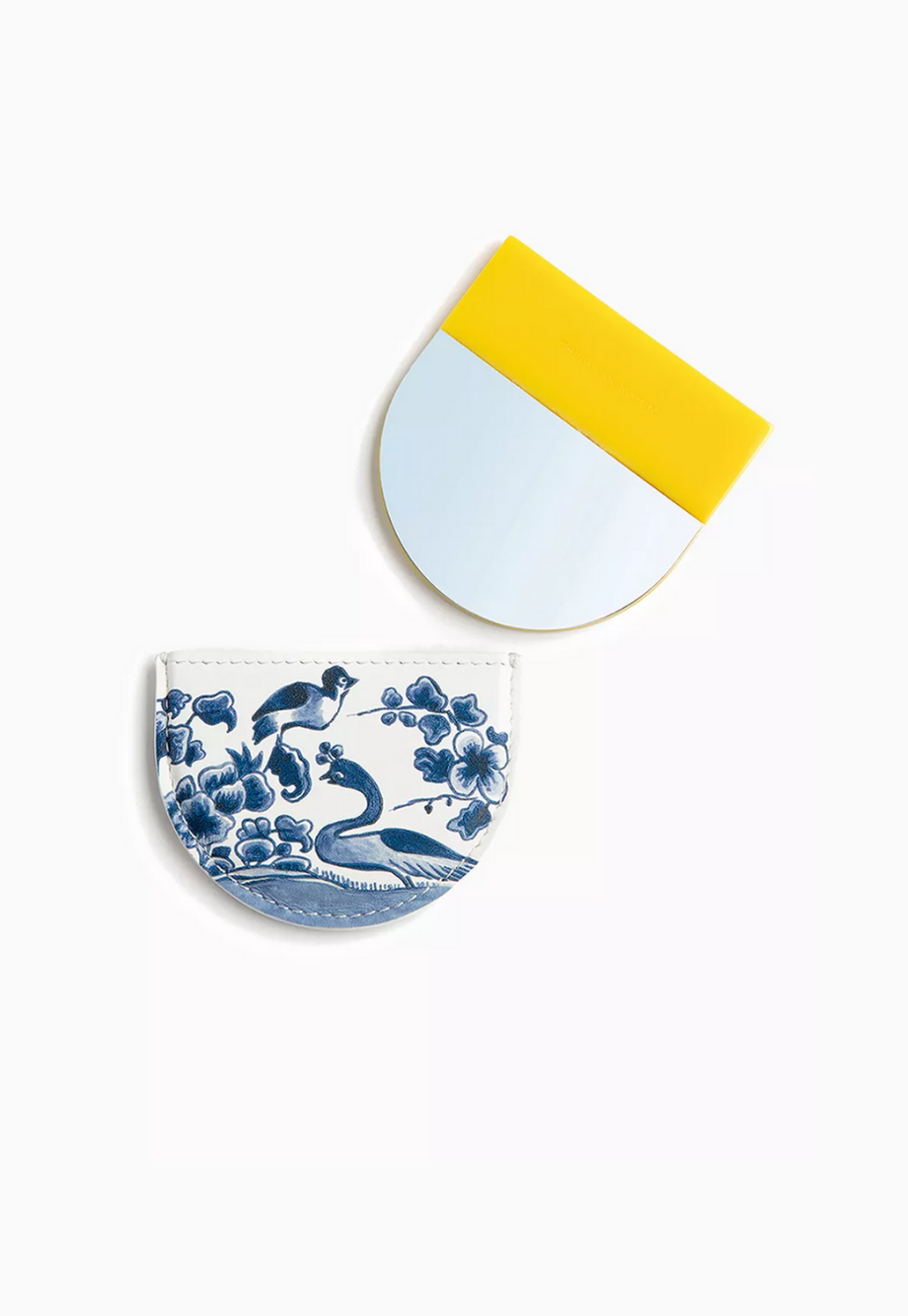 Yarım Ay Tasarımlı Lüks İtalyan Reçine Ayna