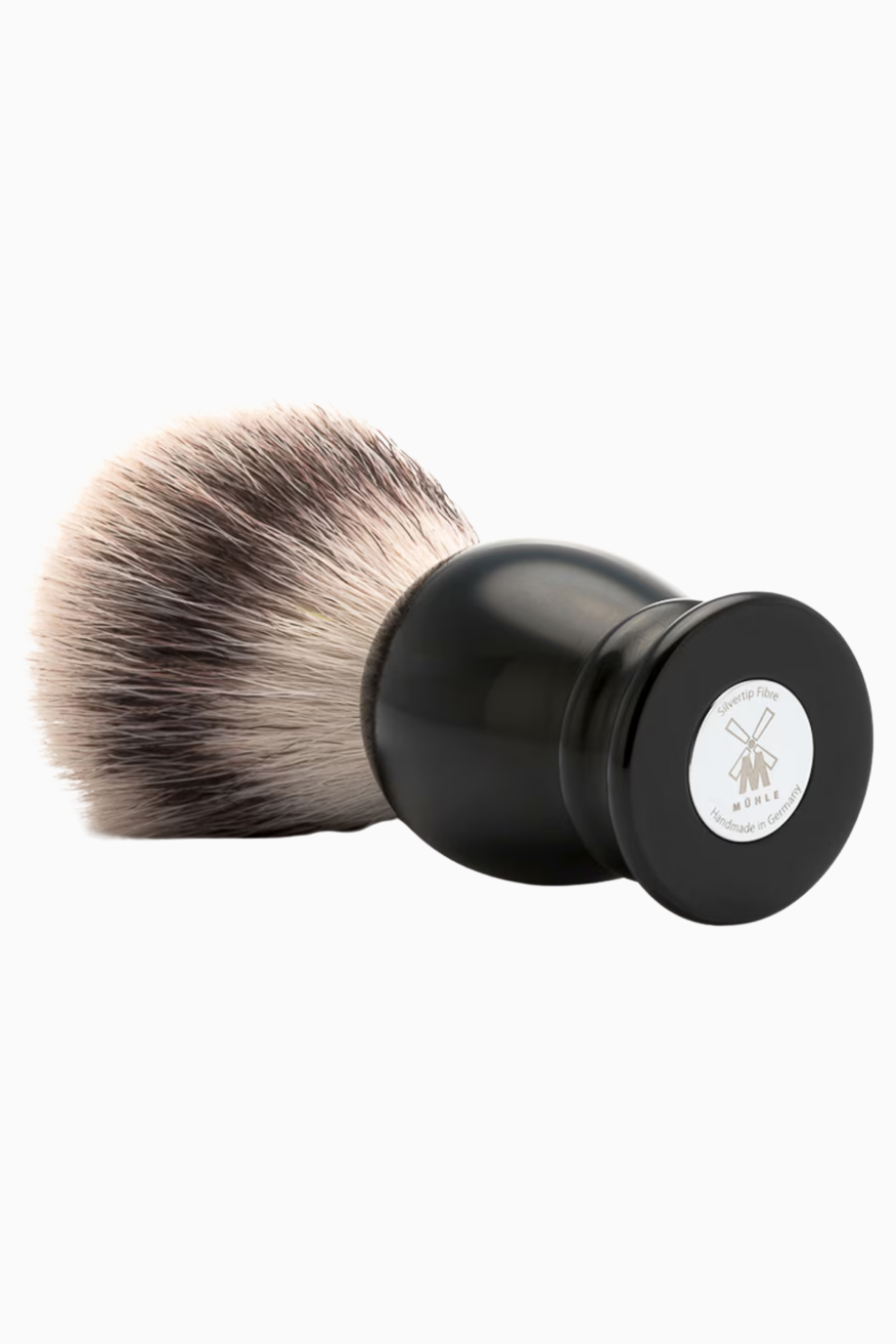 Tıraş Fırçası Silvertip Fibre®, Siyah Değerli Reçine Saplı, Vegan, Yumuşak ve Dayanıklı
