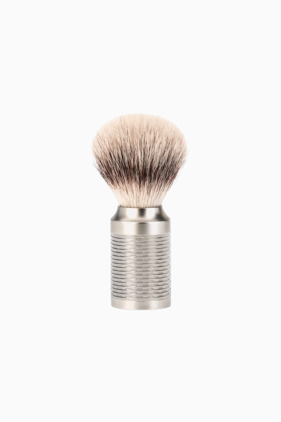 Rocca Silvertip Fibre® Tıraş Fırçası, Paslanmaz Çelik Saplı (21mm)