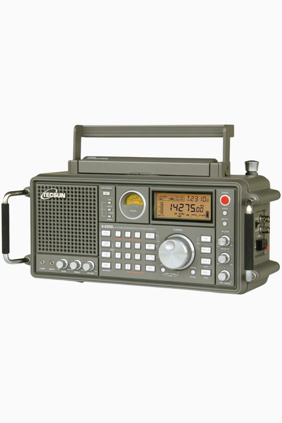 S-2200-X Üçlü Dönüşüm DSP Radyo Alıcısı, FM, AM, Kısa Dalga Desteği