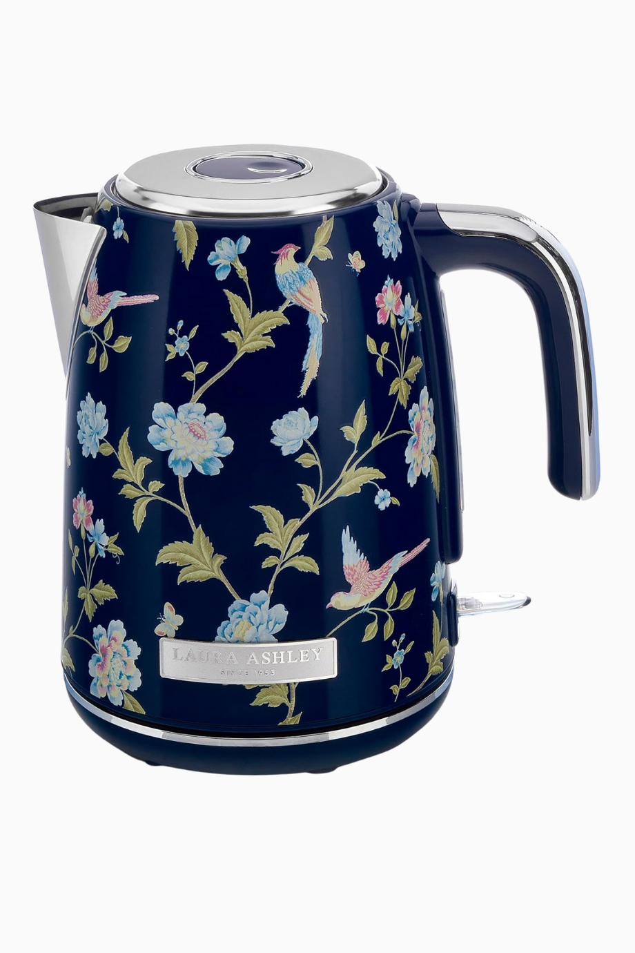 Elveden Navy 1,7L Kablosuz Elektrikli Su Isıtıcı, Paslanmaz Çelik, Hızlı Kaynatma