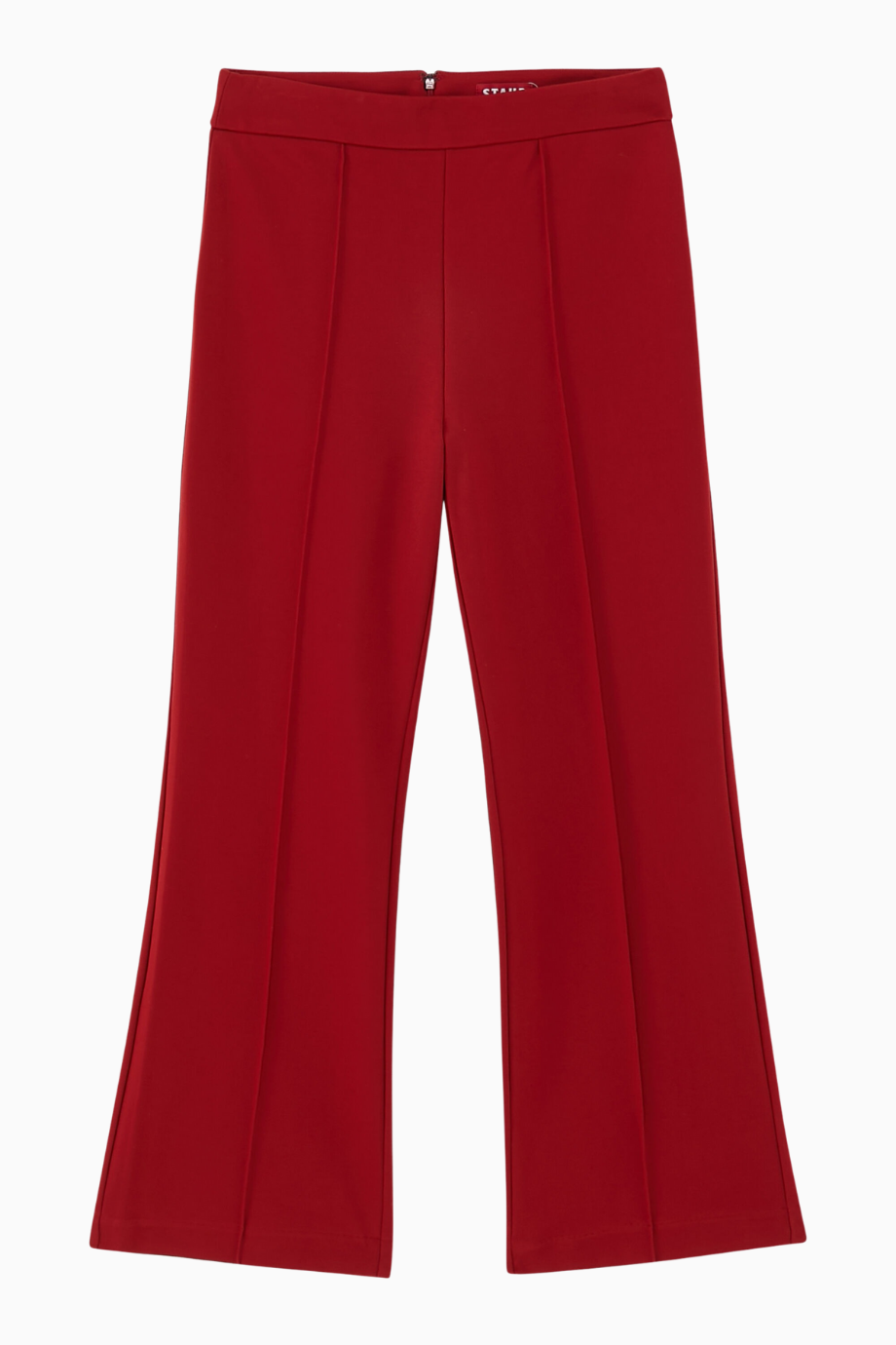 Knack Pants, Geniş Paça, Kırmızı Gül Renk, %68 Rayon, %27 Naylon, %5 Spandeks