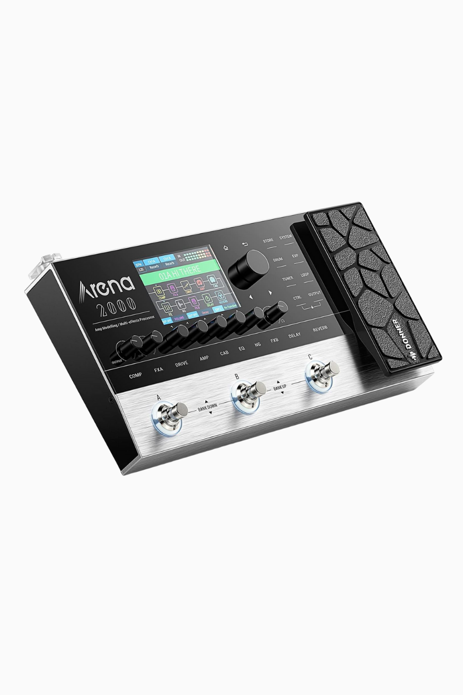 Arena2000 278 Efektli Akıllı Gitar Pedalı, IR Desteği, Looper ve Amp Simülasyonu