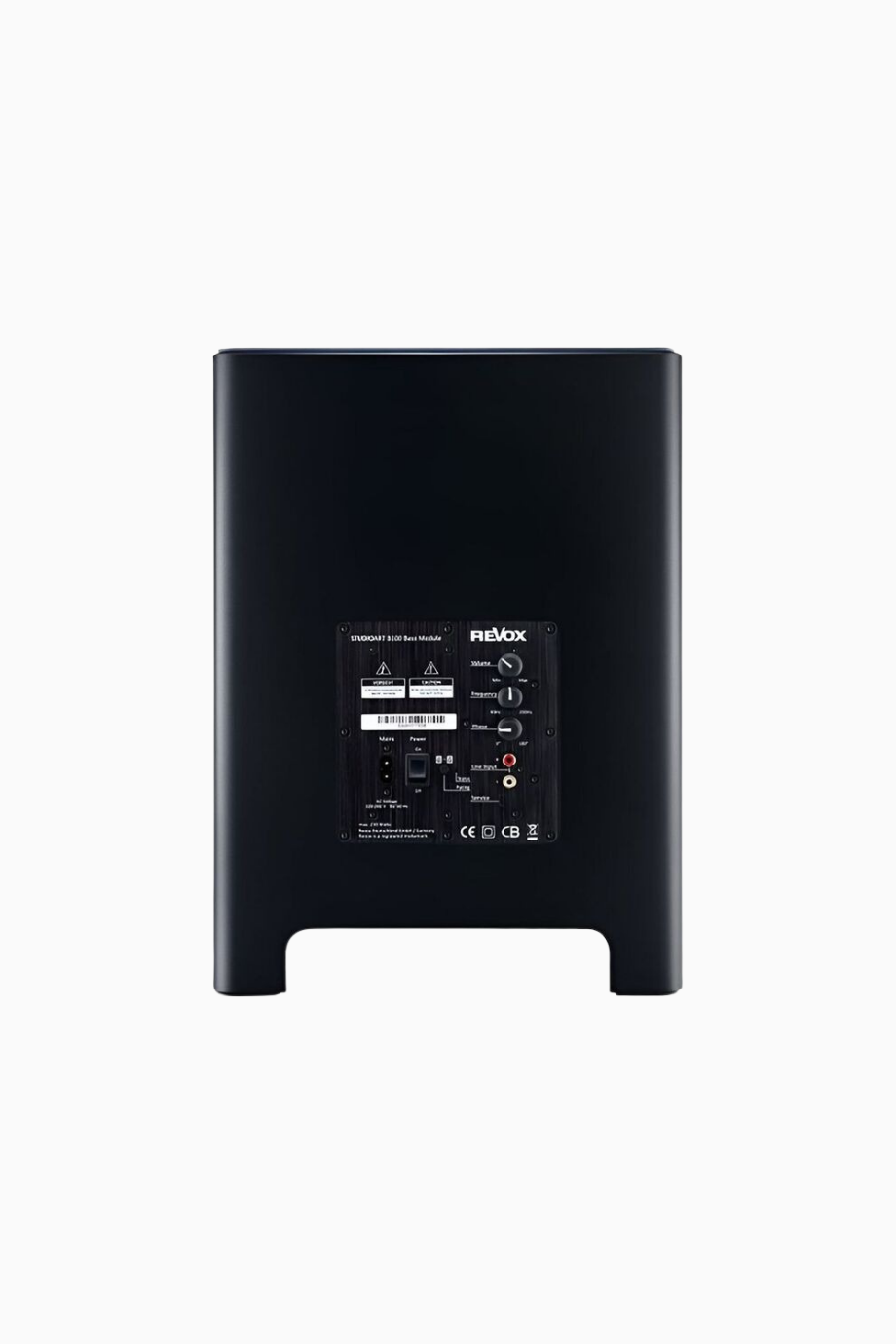 Studioart B100 Siyah Bas Modülü Subwoofer, Hassas Bas, Entegre Çift Portlu Bas Refleks