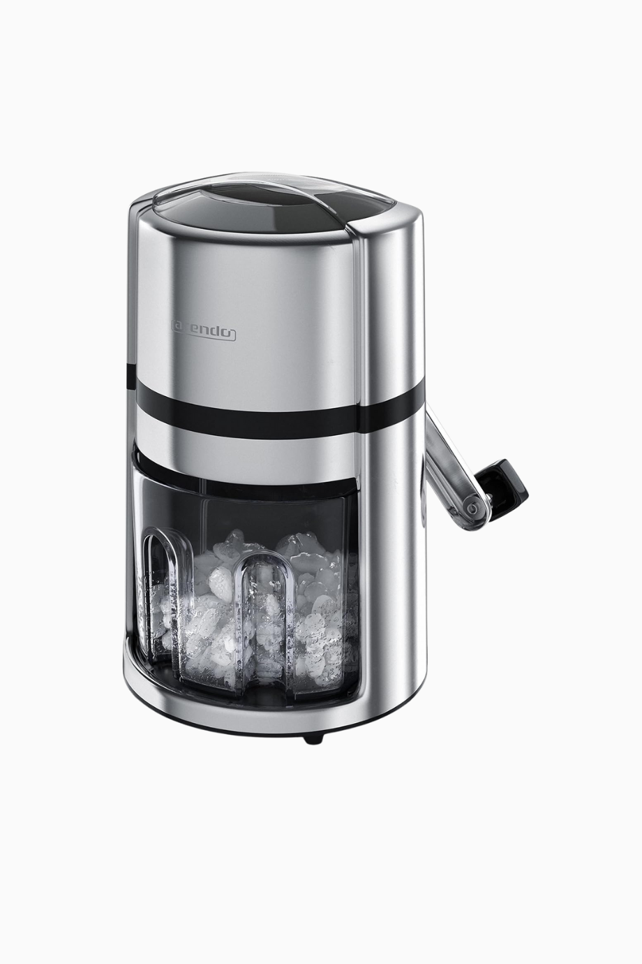 1,1 L Manuel Buz Kırıcı, Paslanmaz Çelik Bıçak, Tam Metal Gövde, Kaymaz Ayak