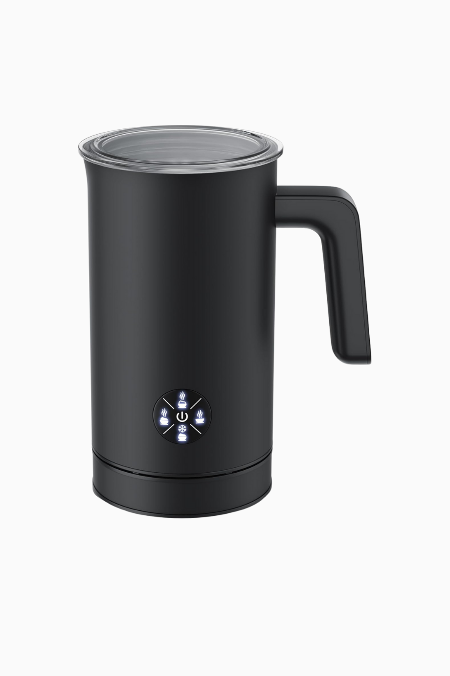 4’ü 1 Arada Elektrikli Süt Köpürtücü, Çift Duvarlı Paslanmaz Çelik Gövde, Sıcak ve Soğuk Köpürtme