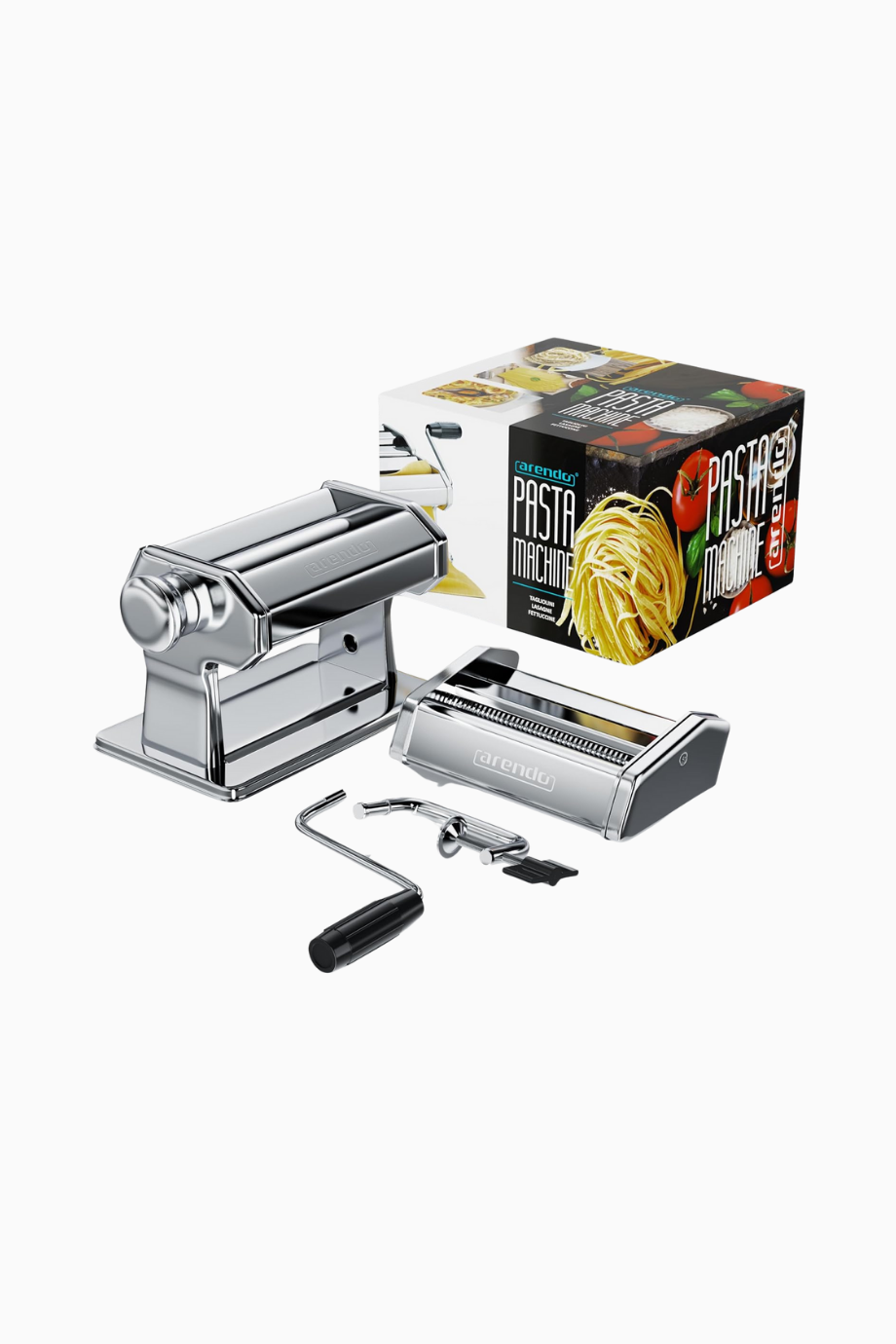 Manuel Makarna Makinesi, Paslanmaz Çelik, 7 Ayarlanabilir Kalınlık