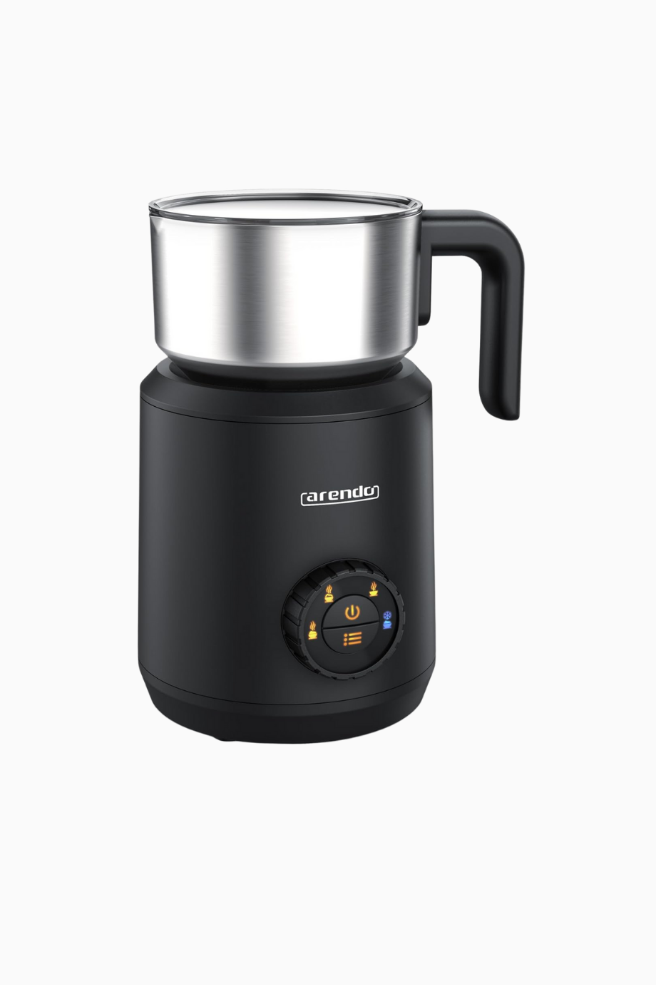 Elektrikli İndüksiyonlu Süt Köpürtücü 400ml, Sıcak ve Soğuk Köpürtme, 4 Fonksiyon