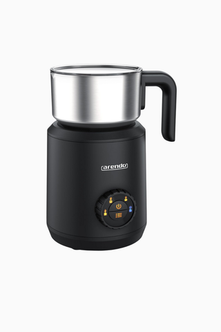 Elektrikli İndüksiyonlu Süt Köpürtücü 400ml, Sıcak ve Soğuk Köpürtme, 4 Fonksiyon