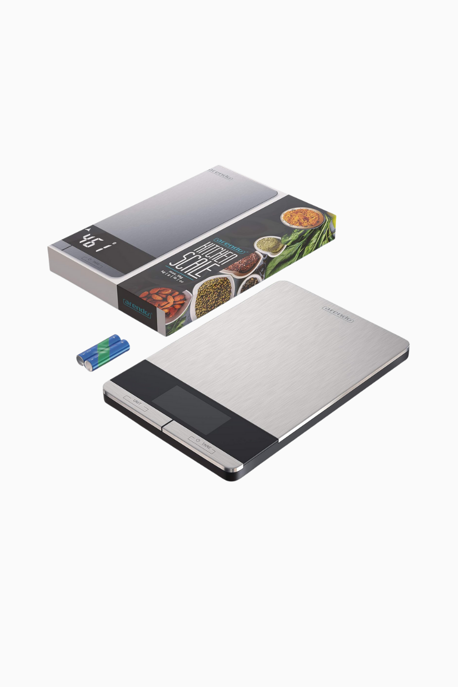 Paslanmaz Çelik Dijital Mutfak Terazisi, 5000 g Kapasiteli, Tara Fonksiyonu