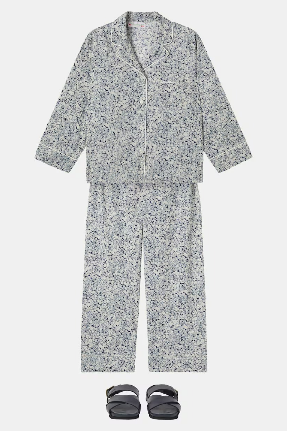 Dormeur Çiçek Desenli Pamuklu Kız Çocuk Pijama Takımı