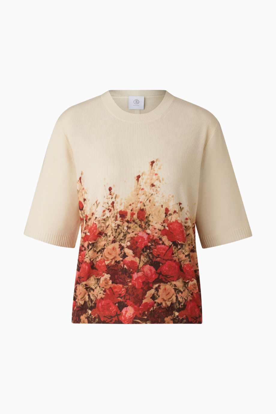 Helly Çiçek Desenli Örgü Kadın Triko