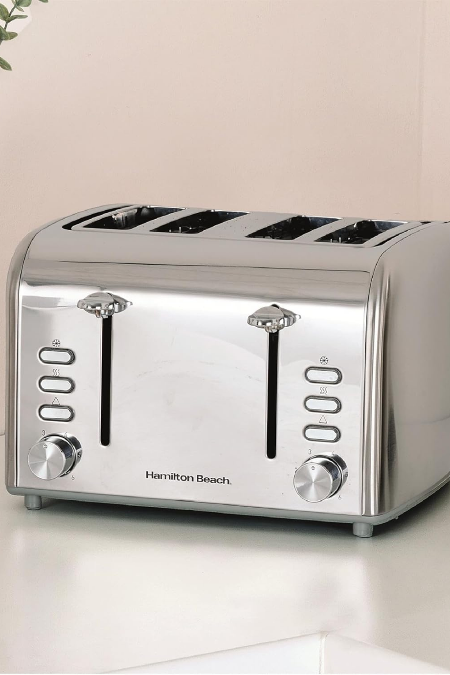 4 Dilim Ekmek Kızartma Makinesi, 1600W, Inox