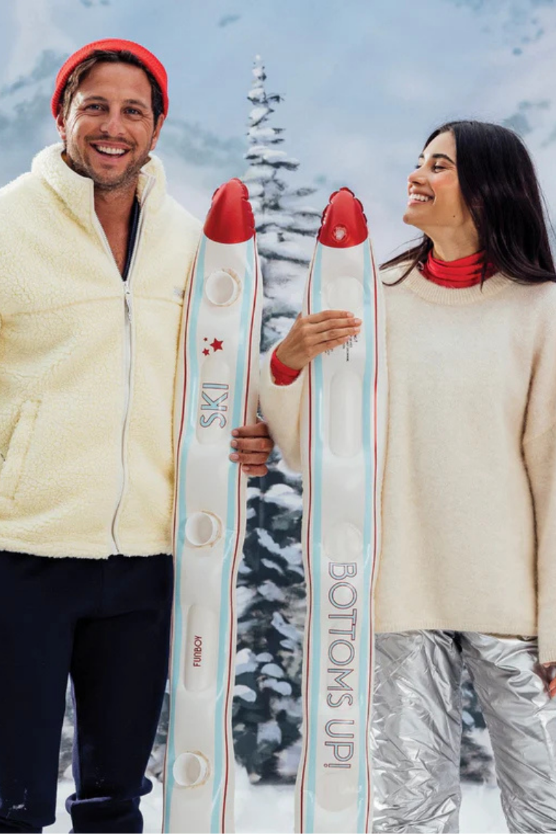 Şişme Shot Board Ski 180 cm 4 Bardaklı Parti Seti