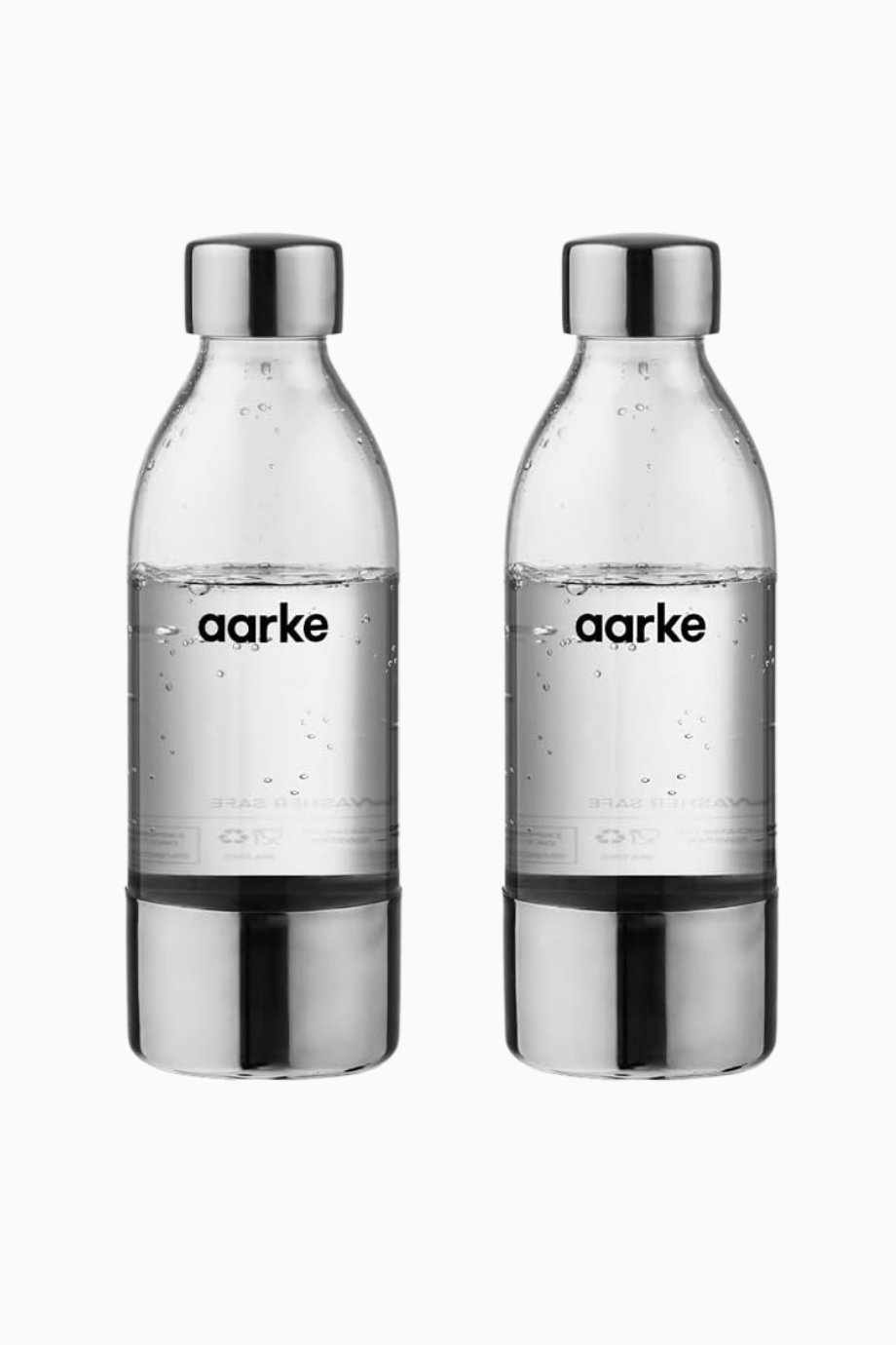 Carbonator 3 Uyumlu Paslanmaz Çelik Detaylı 2’li 650 ml Şişe Seti