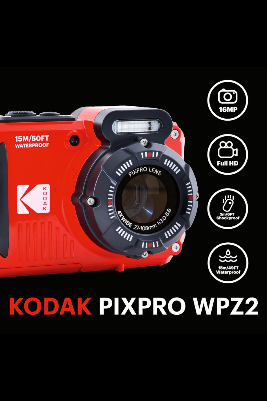 Pixpro WPZ2 Su Geçirmez Kamera