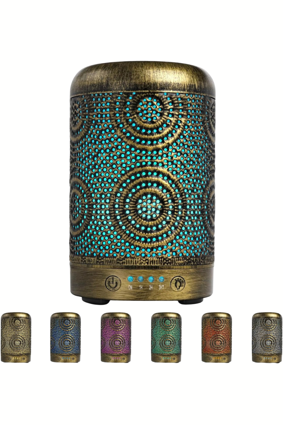 Vintage Altın 100 ml Metal Aroma Difüzör