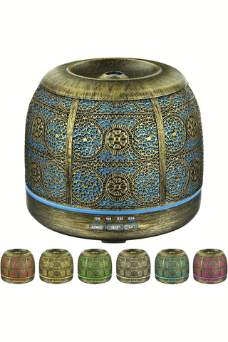 500 ml Metal Aroma Difüzör Vintage Altın