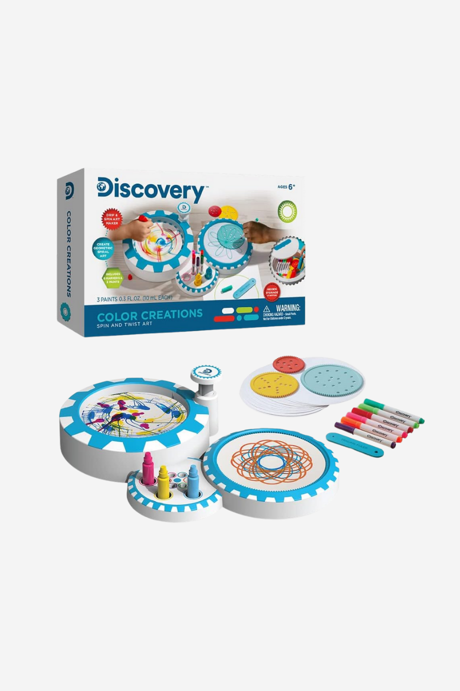 Spiral Sanat Seti, Daldırma ve Döndürme Sanat İstasyonu 44x28x10 cm