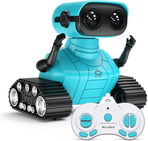 Şarj Edilebilir Uzaktan Kumandalı LED Gözlü Robot Çocuk Oyuncağı