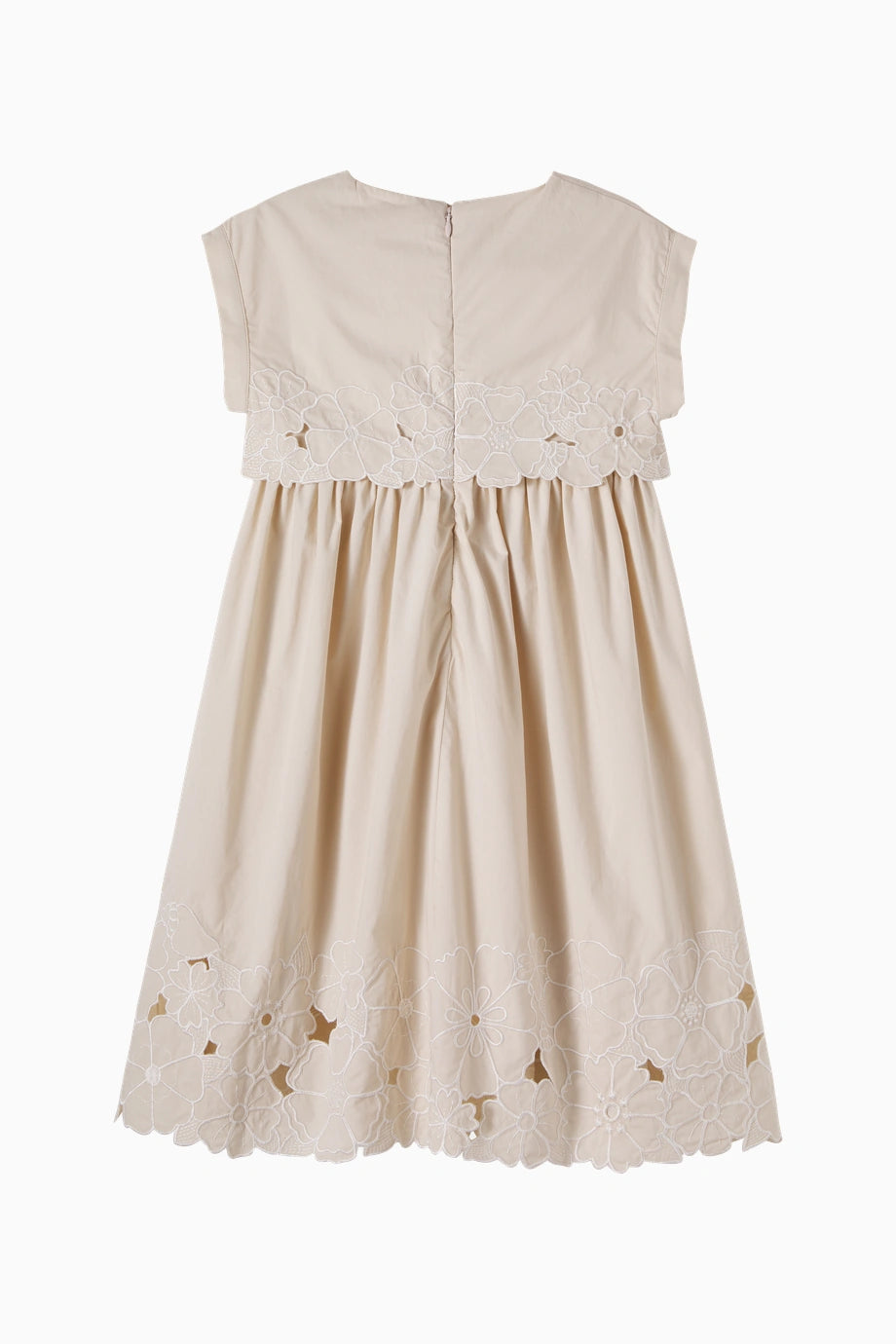 Chloé Kids Broderie Anglaise Pembe Kız Çocuk Elbise