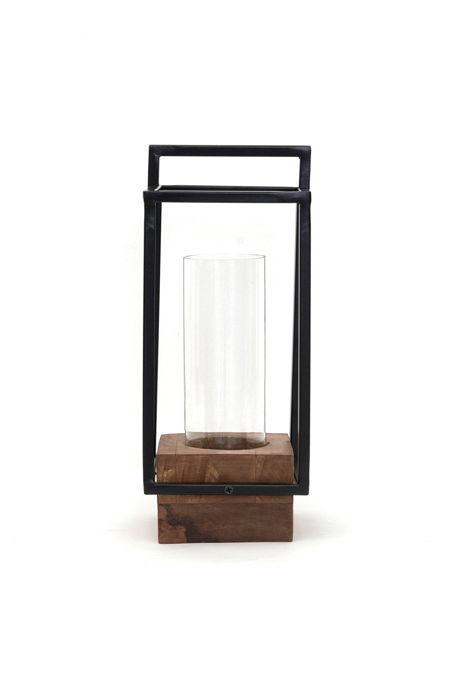 Keeth Ahşap ve Metal Mumluk, Modern Stil Dekorasyon