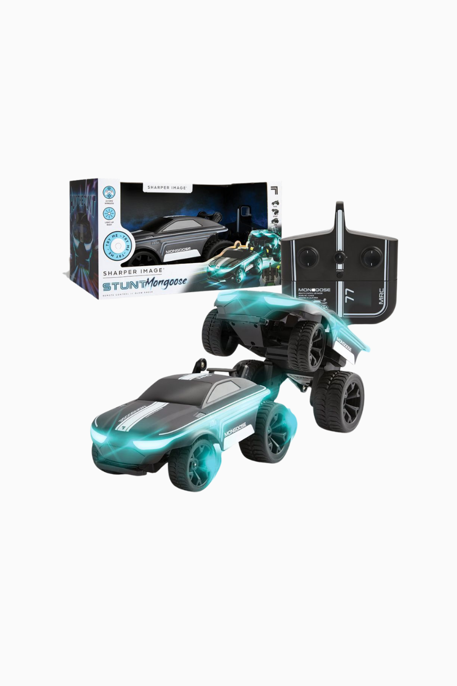 RC Stunt Mongoose, LED Gövde & 2,4 GHz Kumanda, Akrobatik Araç