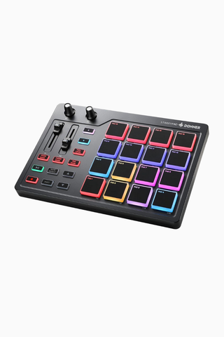 Fader ve Düğmeli Beat Maker Pad,Profesyonel Müzik Prodüksiyon Kontrolcüsü