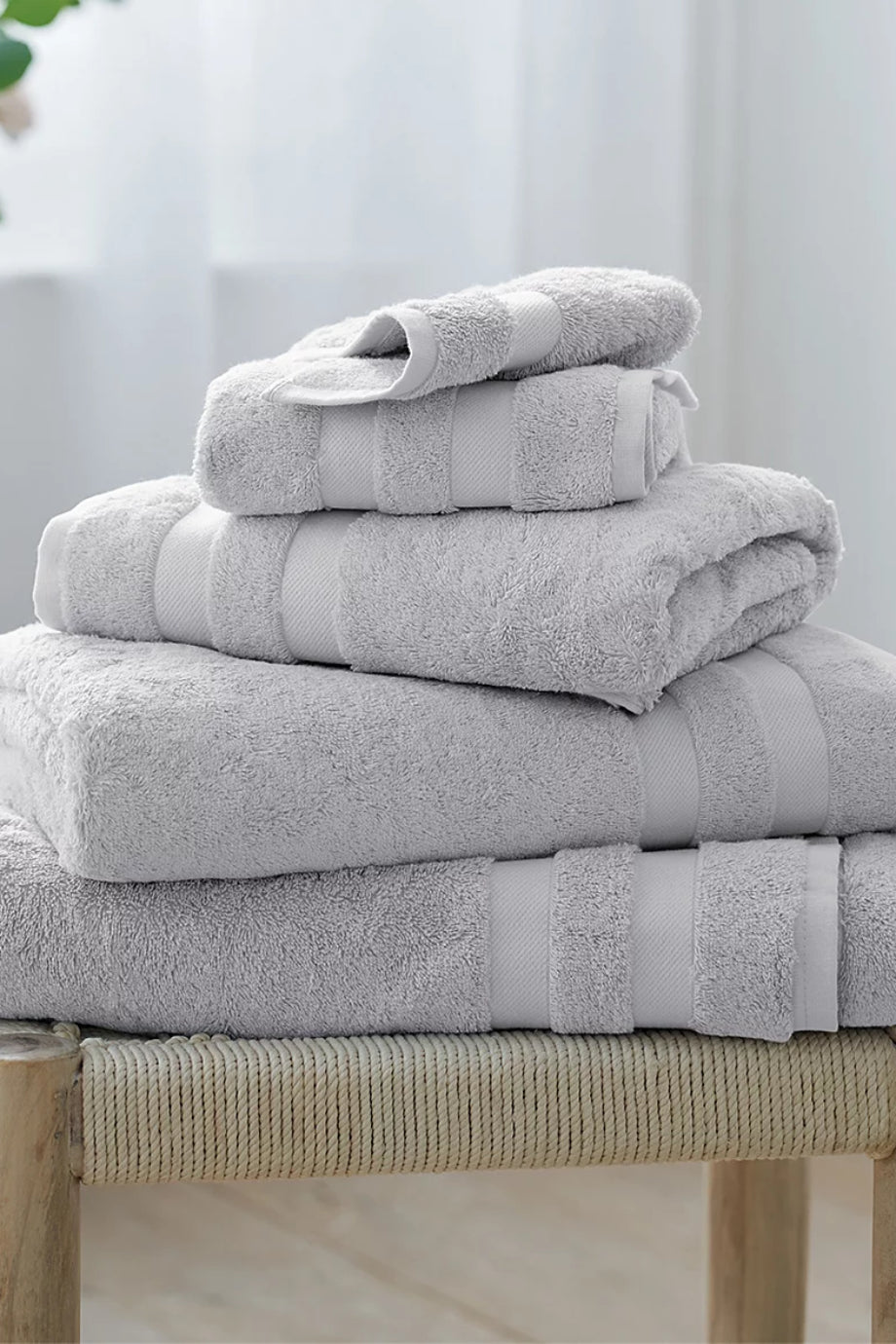 Classic Double Border %100 Pamuk Büyük Boy Banyo Havlusu