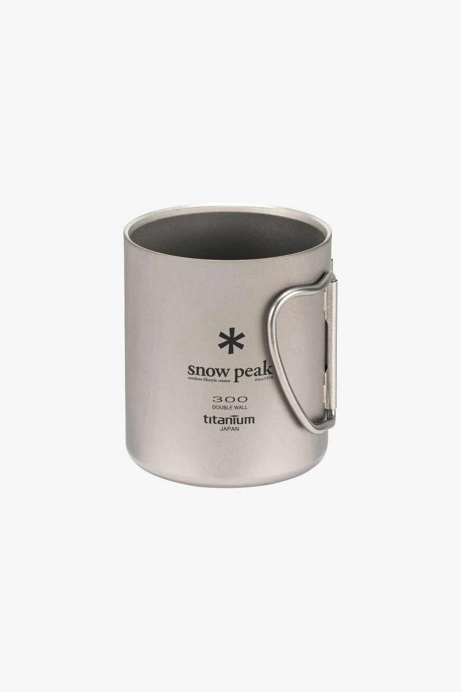 Ti-Double 300 Mug, Titanyum Çift Cidarlı Kamp Kupası, Ultra Hafif, 300 ml