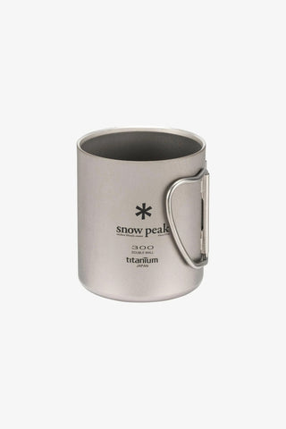 Ti-Double 300 Mug, Titanyum Çift Cidarlı Kamp Kupası, Ultra Hafif, 300 ml