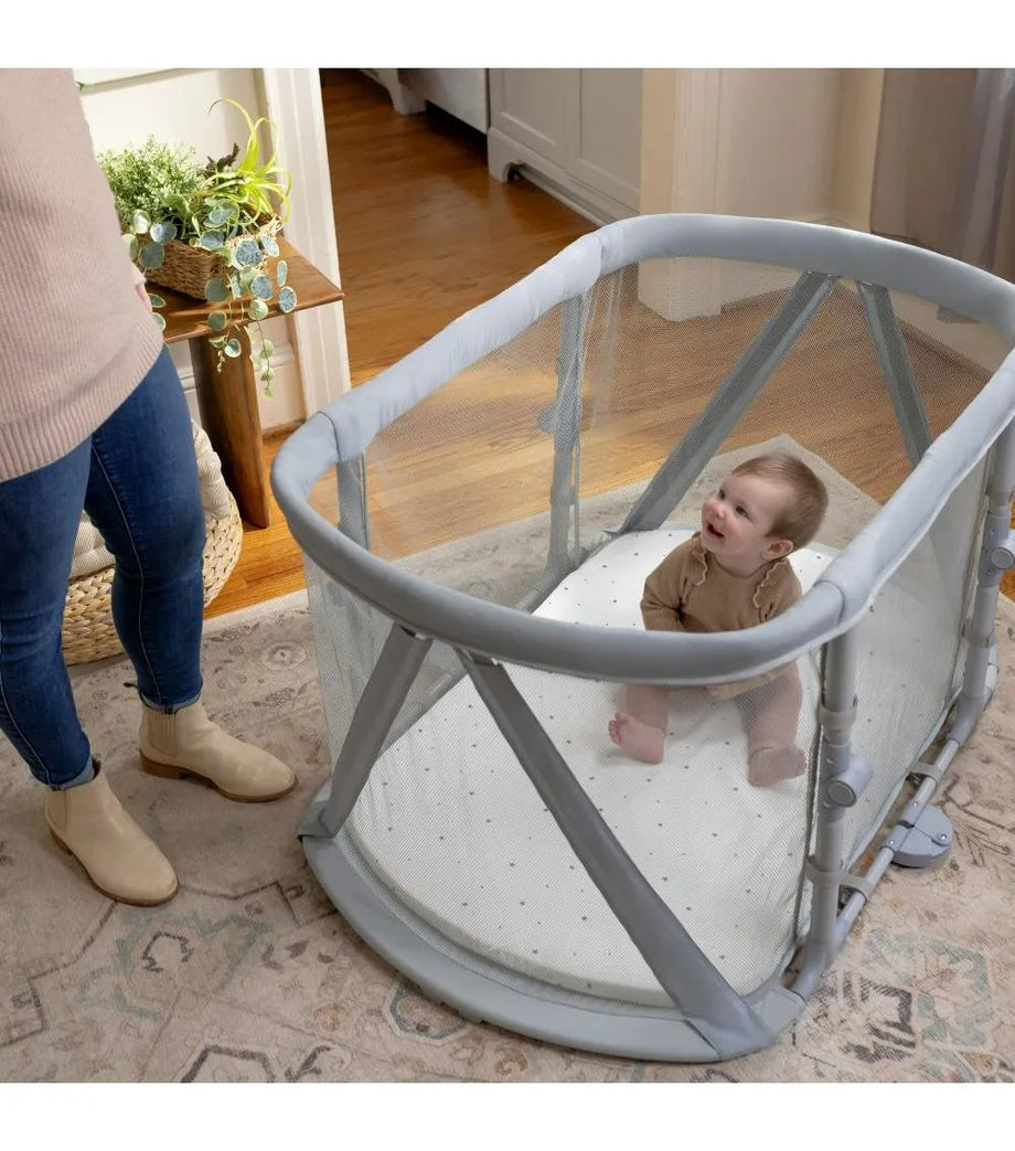 3'ü 1 Arada Uyku Çözümü,Taşınabilir Beşik, Oyun Parkı ve Gölgelik | Çok Fonksiyonlu, Hafif ve Dayanıklı