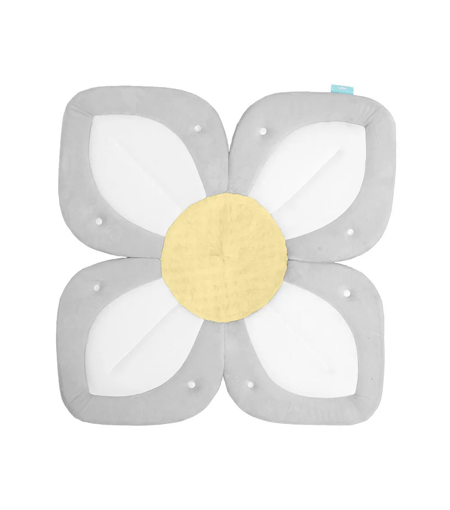 Gri Yenidoğanlar İçin Lavabo Tipi Peluş Bebek Banyo Minderi