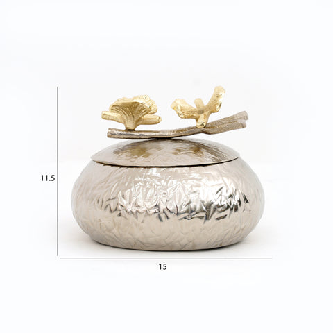 Modern Twine Metal Dekoratif Kavanoz Alüminyum & Demir, Şık Tasarım