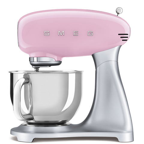 SMF02PKEU Mutfak Şefi 10 Hız, Planet Mikser, 4.8L Çelik Hazne, 800W, Pembe Retro Tasarım