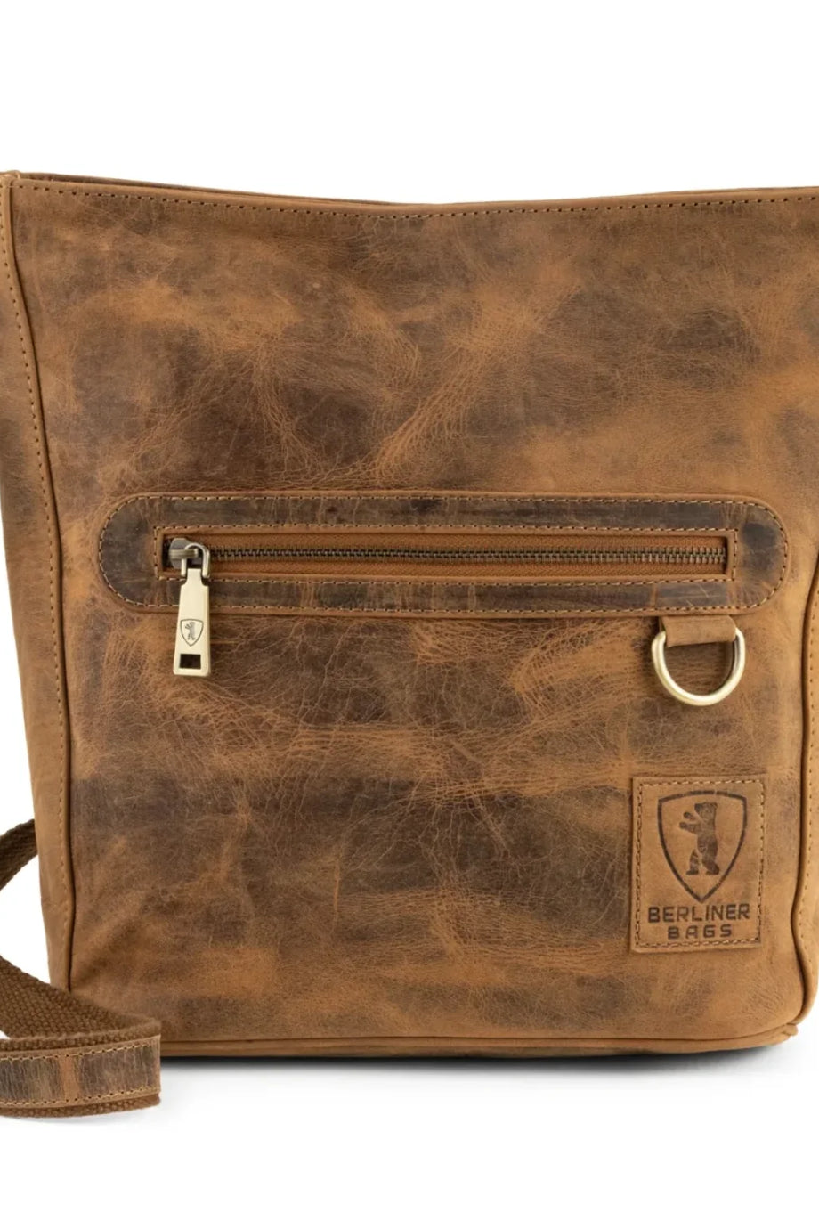 Siena Vintage Deri Omuz Çantası, El Yapımı Kadın El Çantası