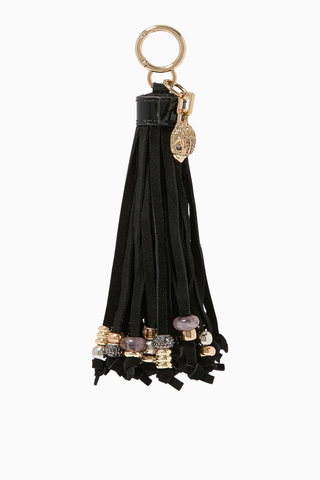 Kurt Geiger Tassel Beads Charm, Zarif Monoton Akrilik Detaylı Lüks Aksesuar