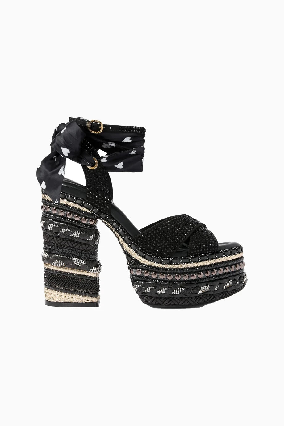 Chelsea Scarf 135 Lüks Tasarım, Kadın Platform Sandalet