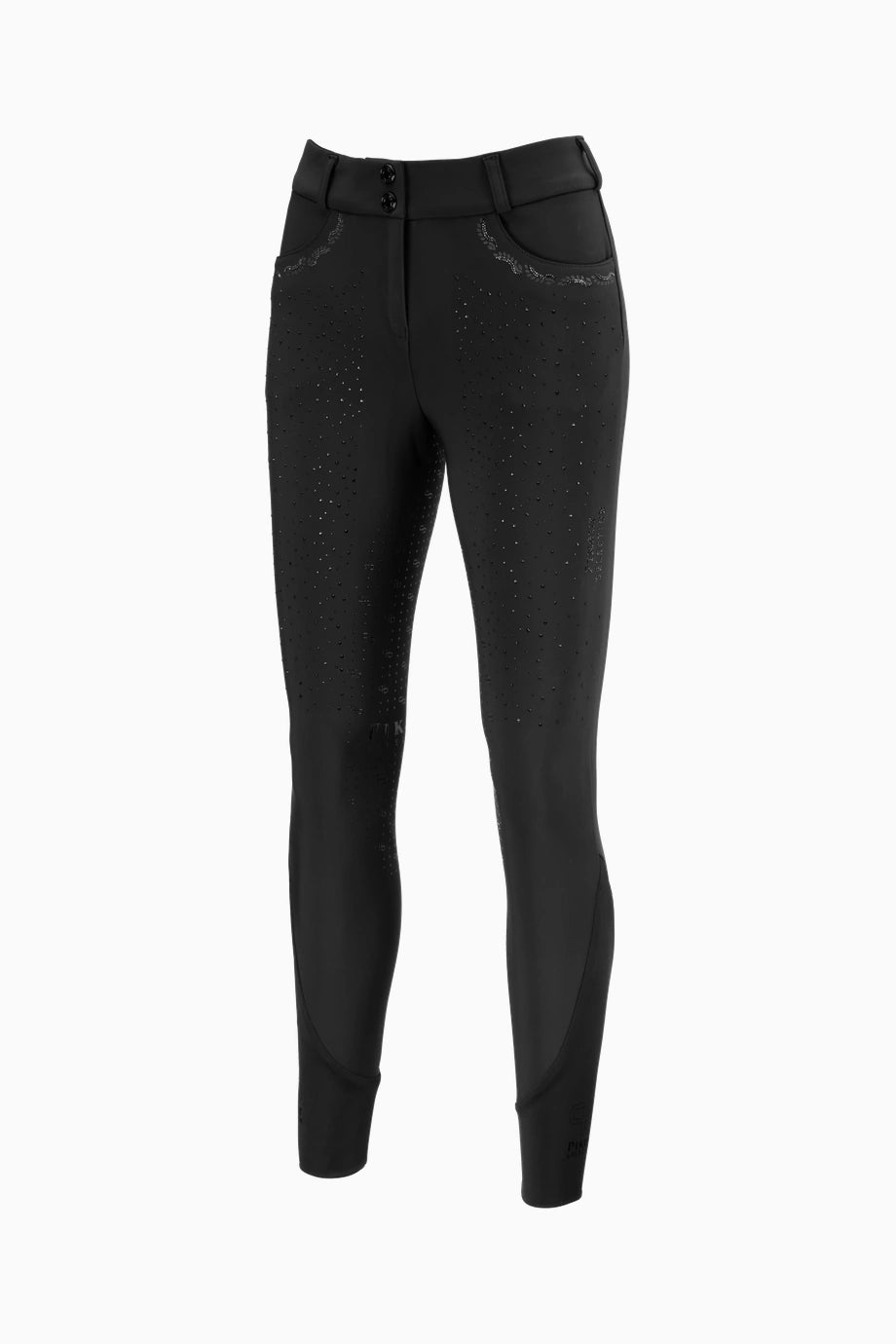 Luisa Winter Glam 4545 Lüks Taş Detaylı Kışlık Kadın Binici Pantolonu