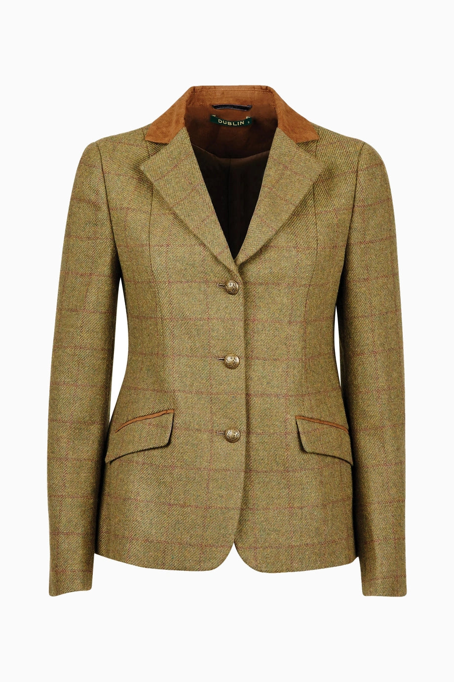 Çocuk Albany Tweed Binicilik Ceketi Süet Detaylı