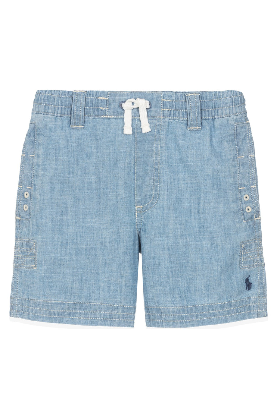 Çocuk Chambray Bağcıklı Şort