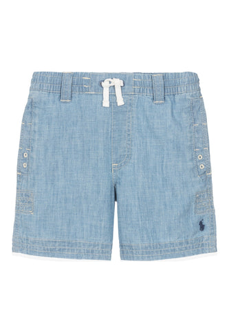 Çocuk Chambray Bağcıklı Şort