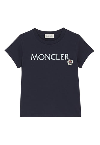 Çocuklar için Moncler Logolu Pamuklu Tişört