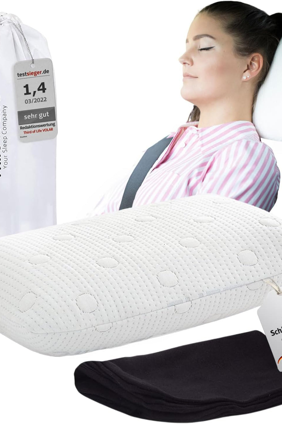 Seyahat Yastığı,Visco Süngerden Yapılmış Boyun Yastığı