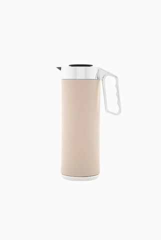 Cylinder Thermos 1L Matt Paslanmaz Çelik Çift Katmanlı Termos