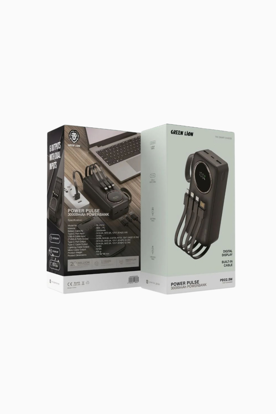 Power Pulse 30000mAh PD 22.5W Powerbank Siyah